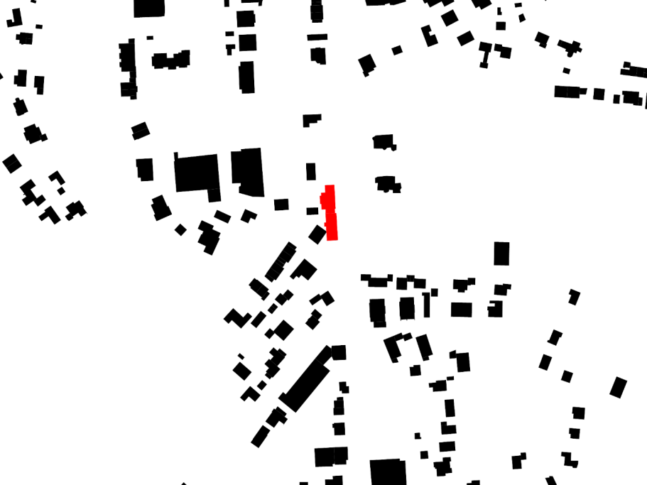 Schwarzplan Harscampstraße 11