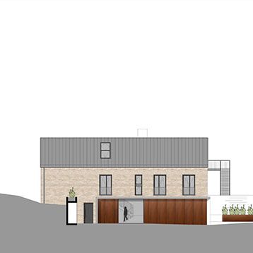 Detail Dachstuhl Harscampstraße 11