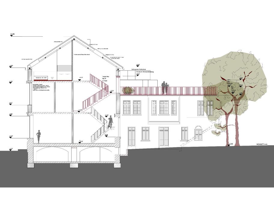 Schnitt Harscampstraße 11