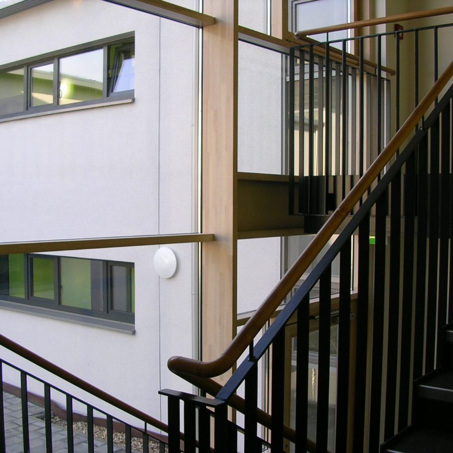 Detail Dachstuhl Harscampstraße 11