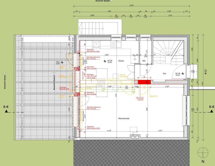 Schwarzplan Harscampstraße 11