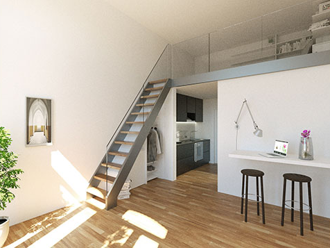 Detail Dachstuhl Harscampstraße 11