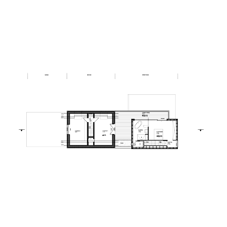 Detail Dachstuhl Harscampstraße 11