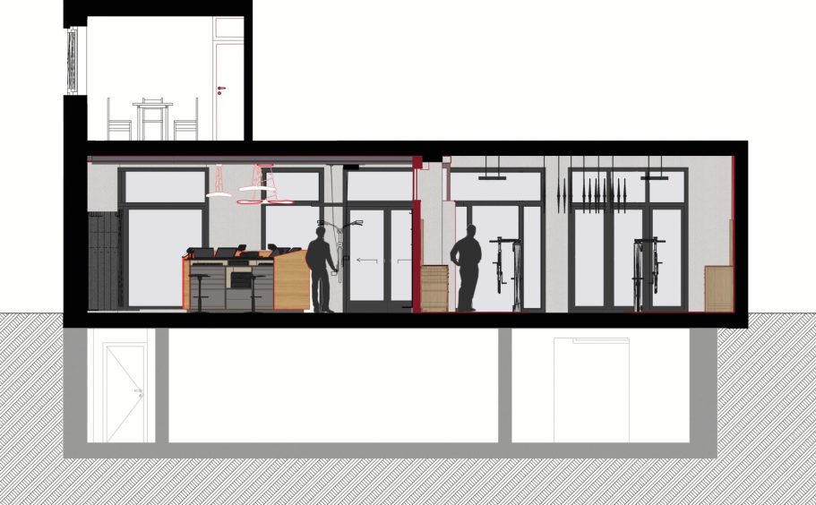 Schnitt Harscampstraße 11