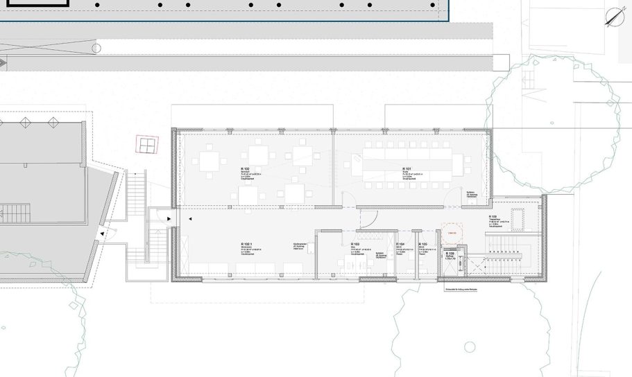 Detail Dachstuhl Harscampstraße 11