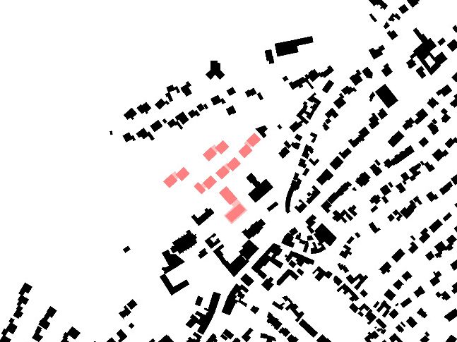 Schwarzplan Harscampstraße 11