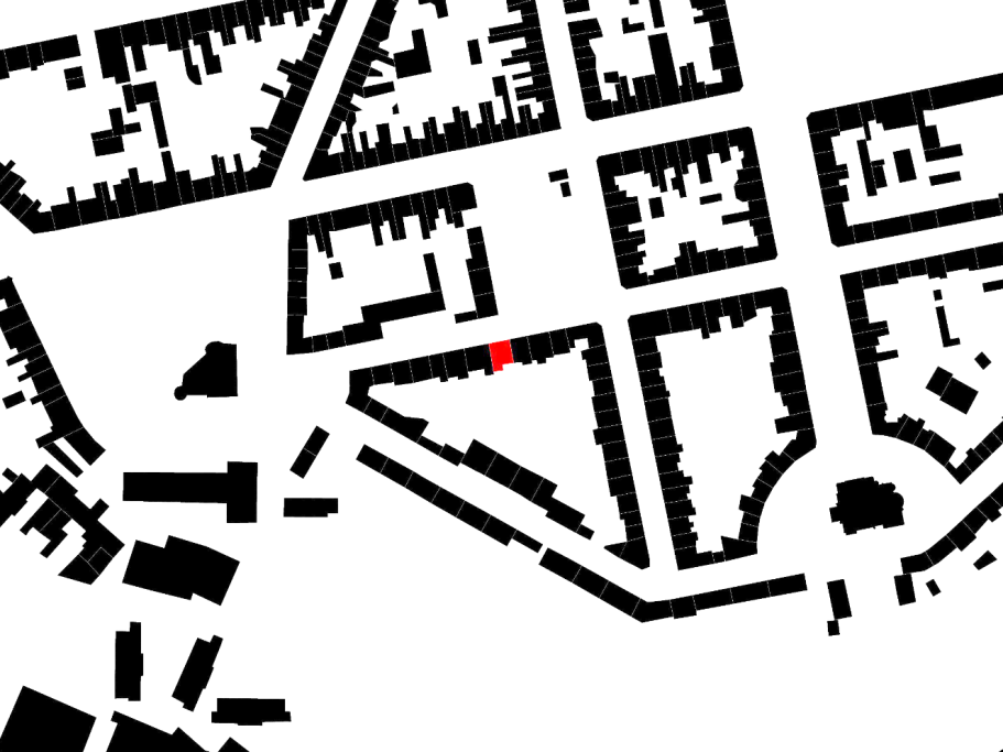 Schwarzplan Harscampstraße 11