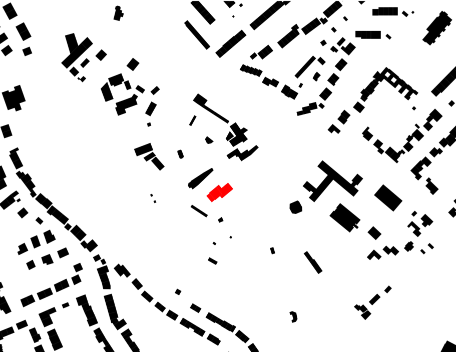 Schwarzplan Harscampstraße 11