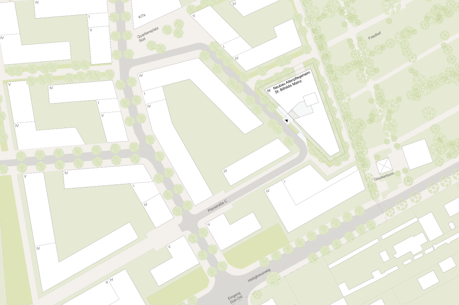 Schwarzplan Harscampstraße 11