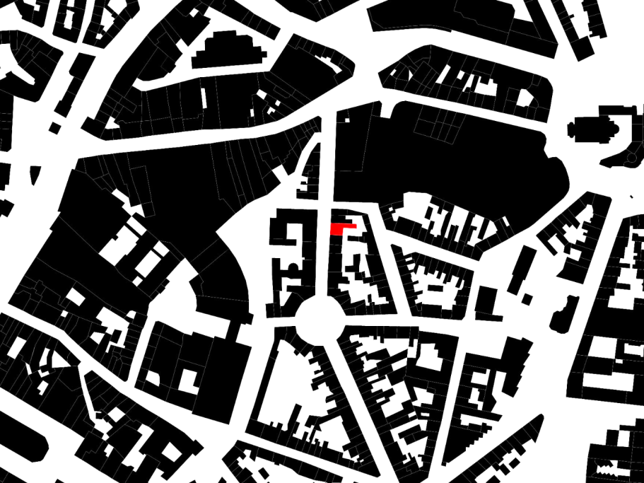 Schwarzplan Harscampstraße 11